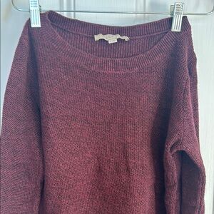 Women's Burgundy Sweater